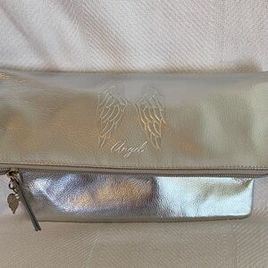 🦩Victoria's Secret Silver and Angel Clutch🦩NWOT